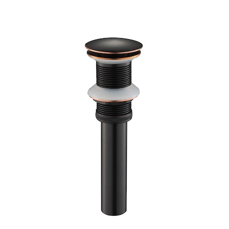 Kibi Pop Up Drain Stopper for Bathroom without Overflow KPW103ORB